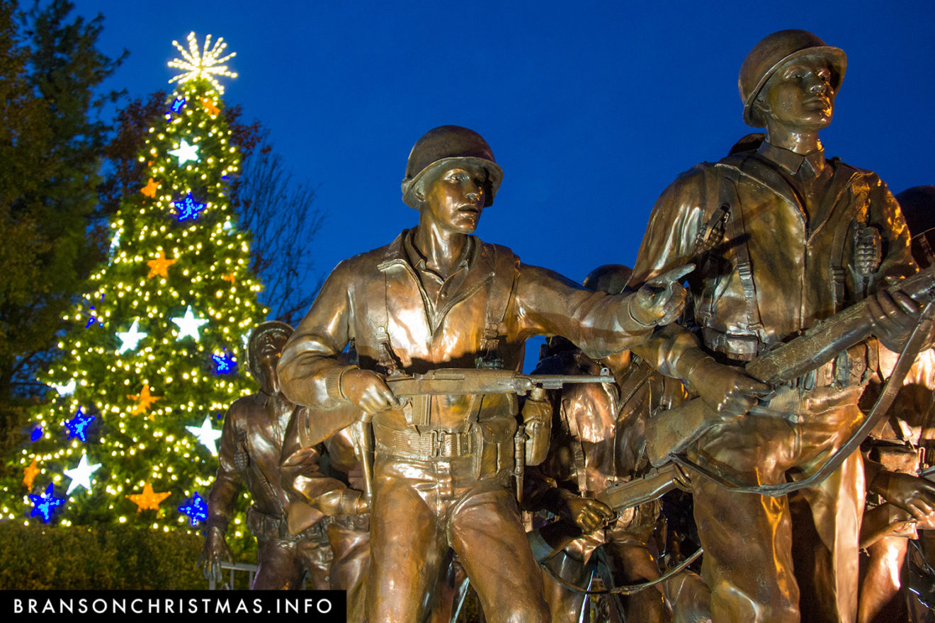 New Christmas tree honors military service veterans and families